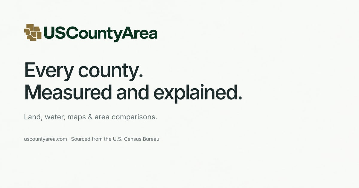 Kentucky County Area & Size Rankings | US County Area